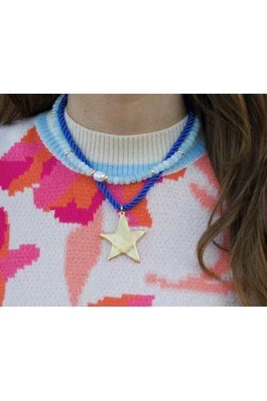 Alta Maes ~ Blue Rope Necklace