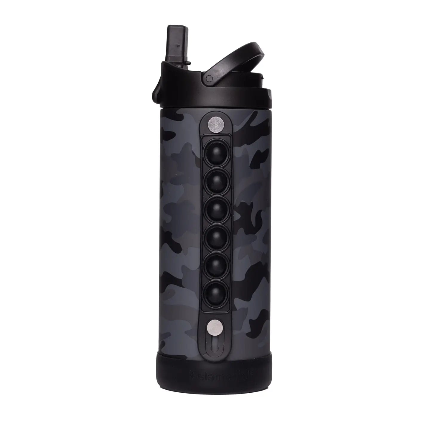 14oz Iconic Pop Bottle - Black Camo