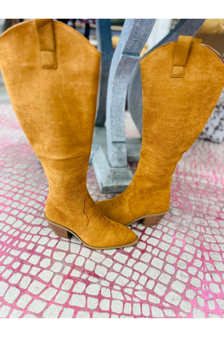 Rory Camel Tall Boot