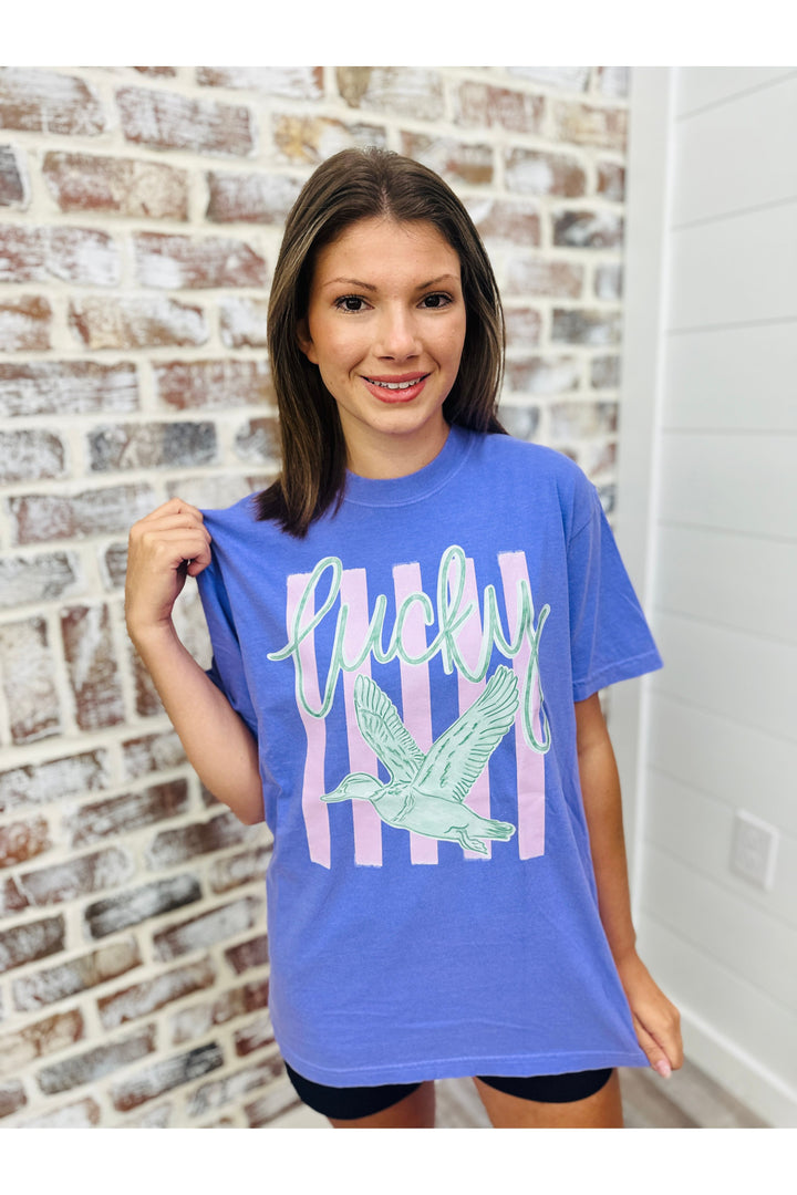 Lucky Duck Stripes Tee