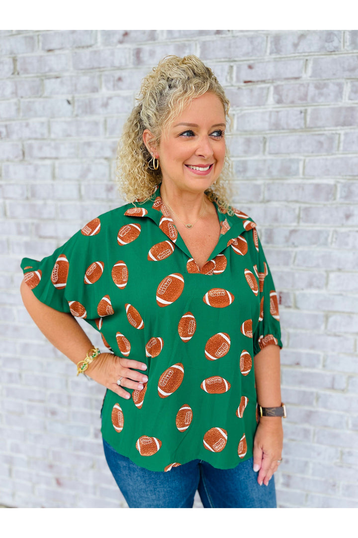 Adrienne| Go Green Top