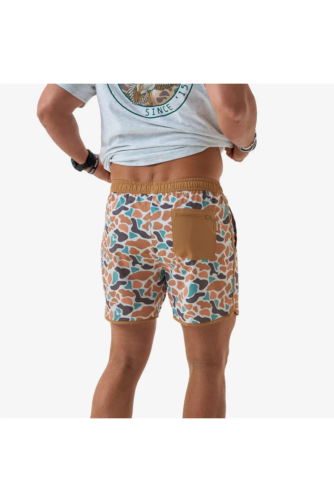 Burlebo Swim Trunk - Bayside Camo