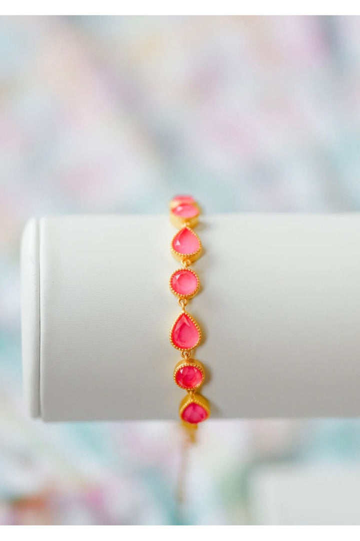Tatum James | Catherine Bracelet - Magenta