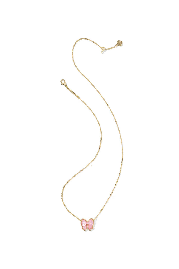 Kendra Scott | Haley Bow Gold Short Pendant Necklace