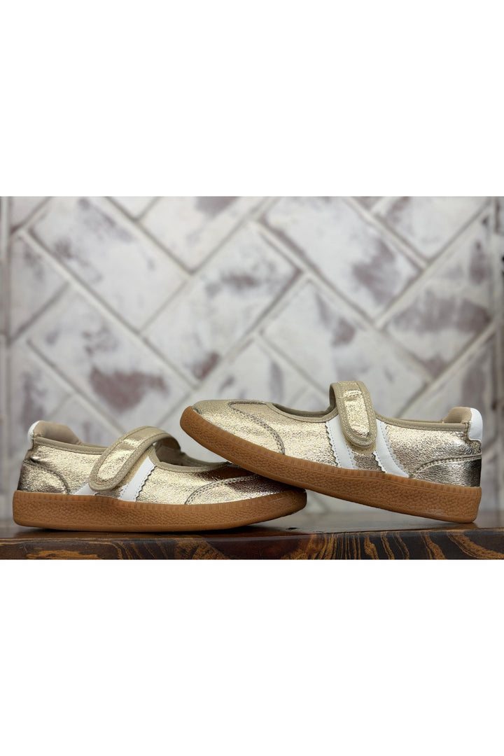 Corkys | Calm Down GOLD Velcro Sneaker
