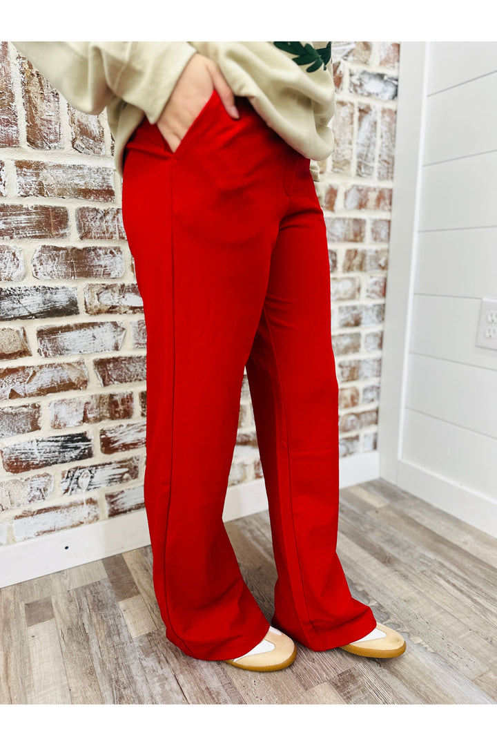 Red Hot Straight Pants