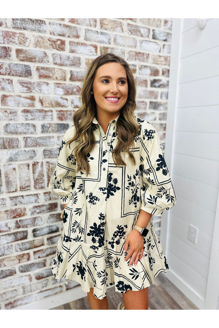 Classy Girl Neutral Dress