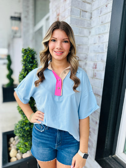 Beauty In Blue Top