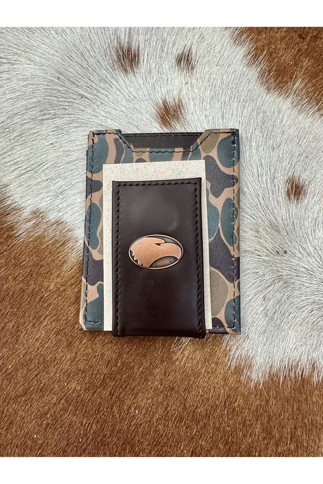 Old School Camo Front Pocket Wallet