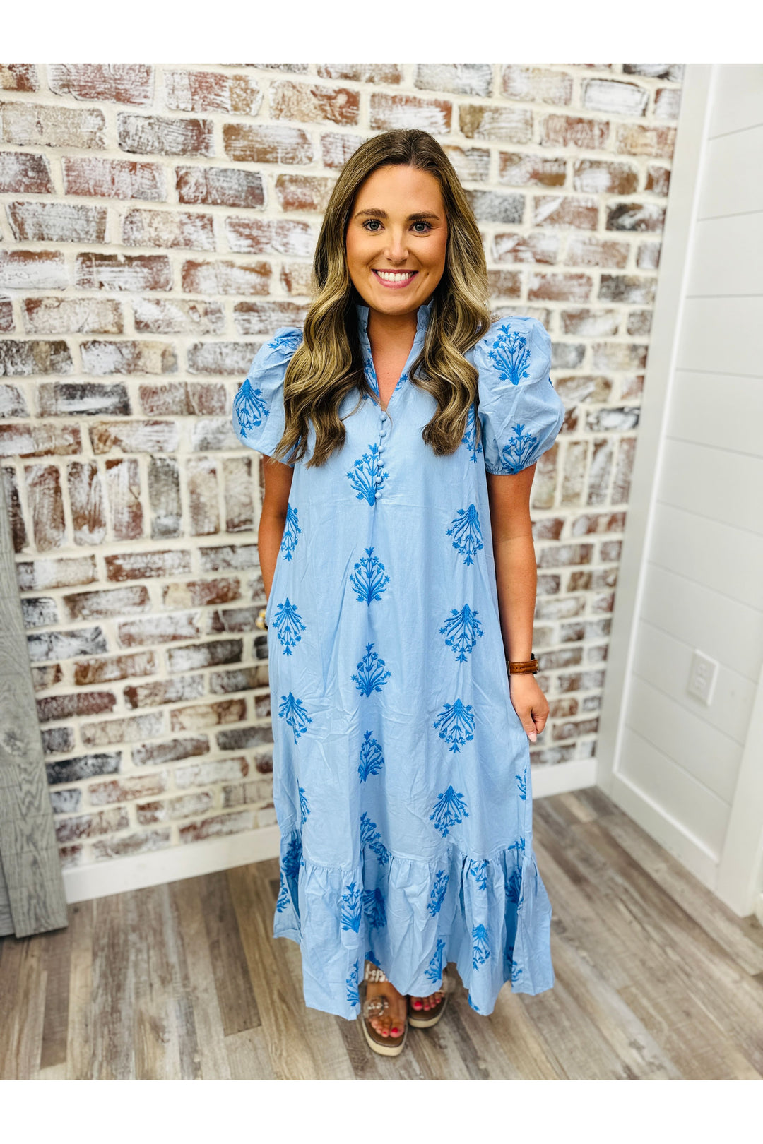 Blue Twilight Midi Dress