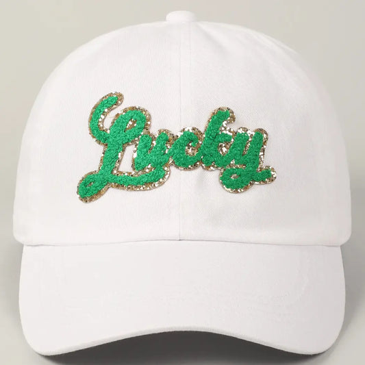 Lucky Chenille Patch Hat