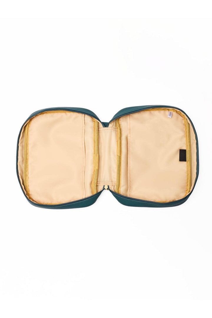 Mary Square Bible Cover | Dark Green