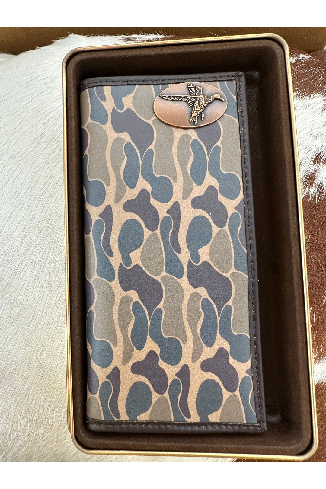Old School Camo Long Wallet