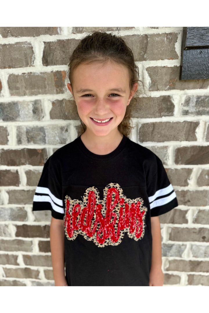 YOUTH Wild About Redskins Tee