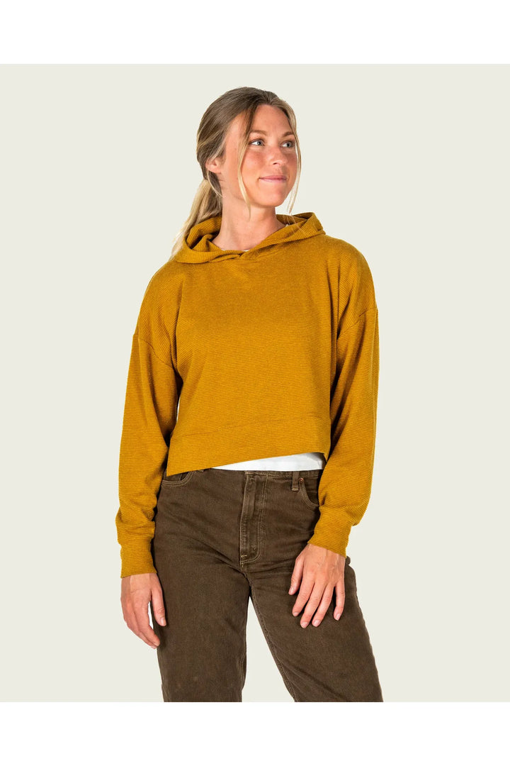 Marsh Wear | Women’s Shoreline Hoodie Buckhorn Mustard