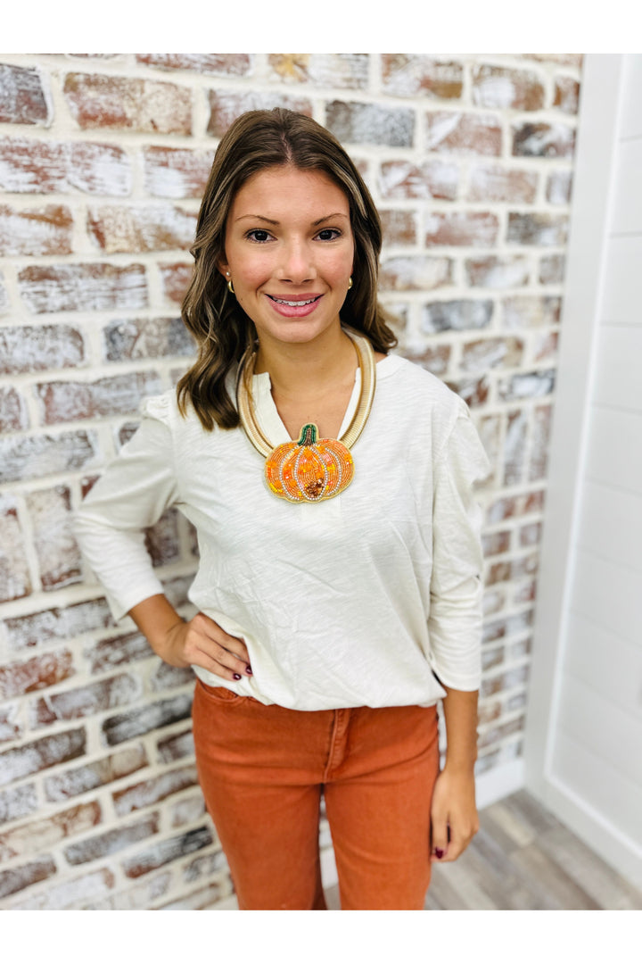 Mary Sqaure| Adelyn Top | White