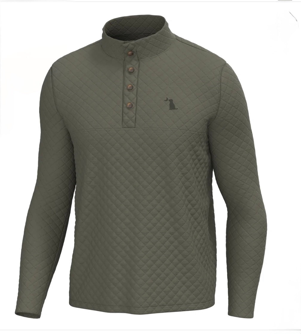 Local Boy Youth | Heritage Pullover-Moss Green