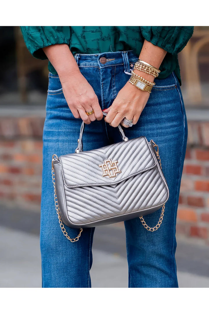 Sinclair Quilted Crossbody Black Pearl VQ