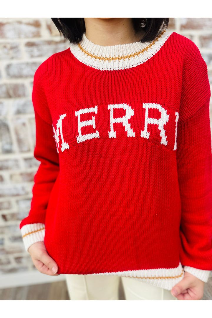 Merry Design Sweater