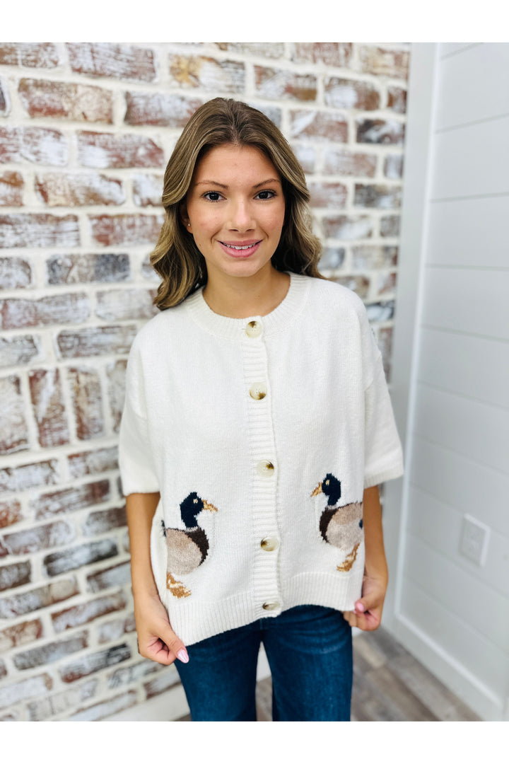 Mallard Button Up Cardigan