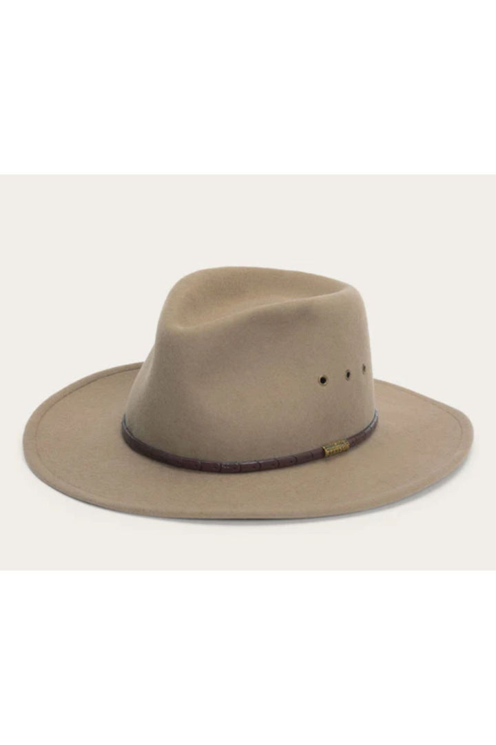 Mushroom color Stetson hat