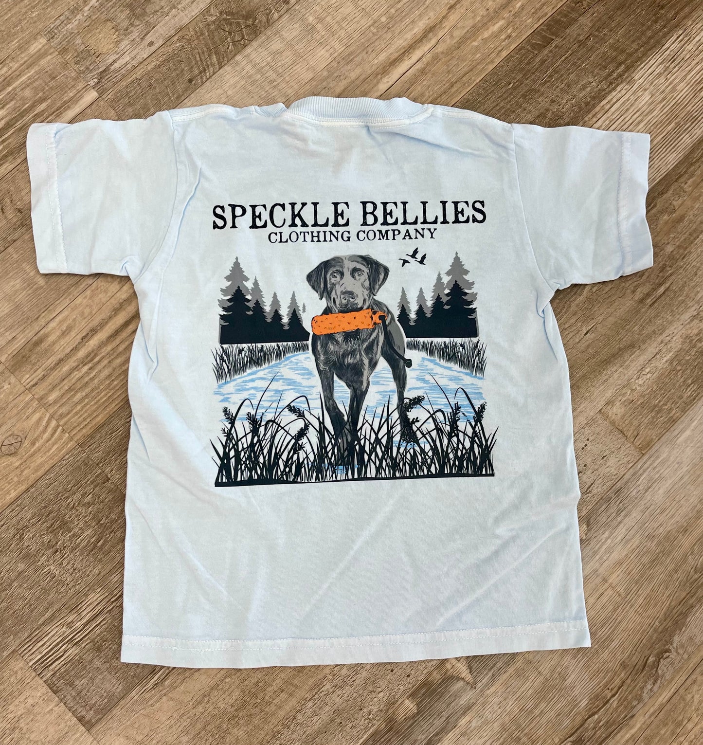 YOUTH Speckle Bellies Lab Bumper Tee