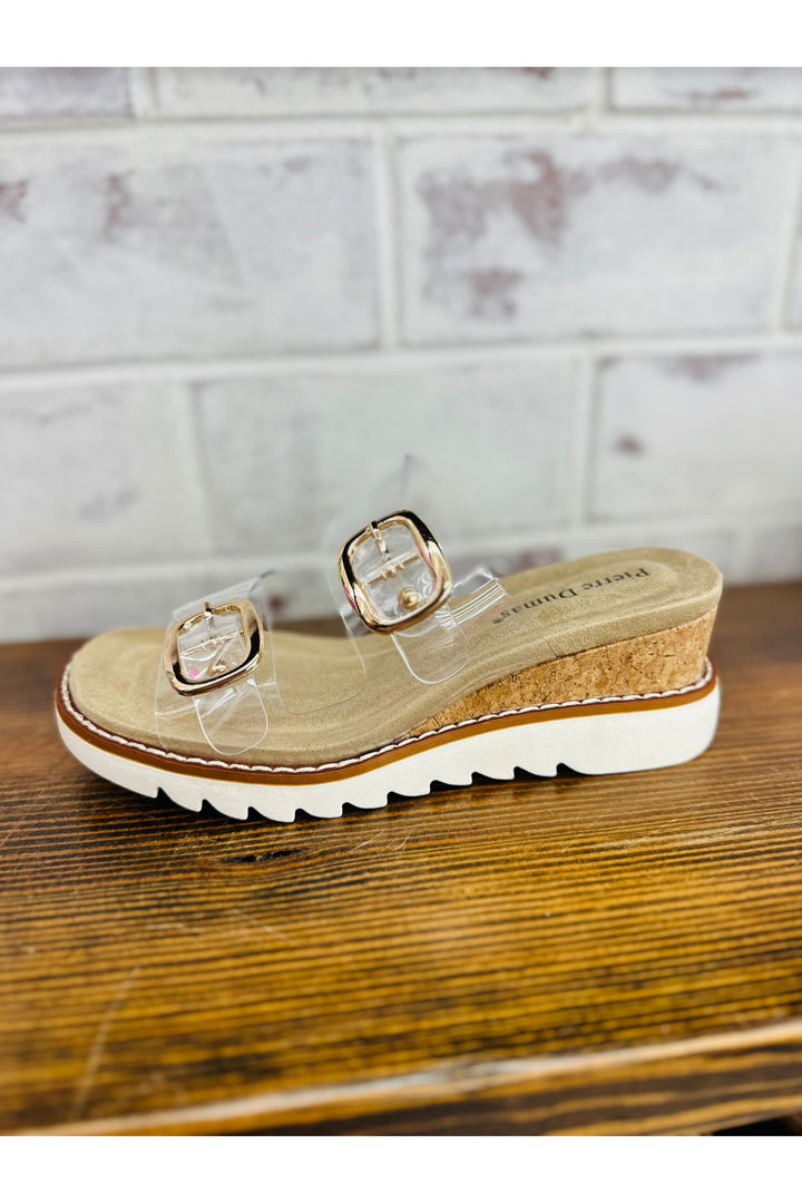 Lucite Clear Sandal