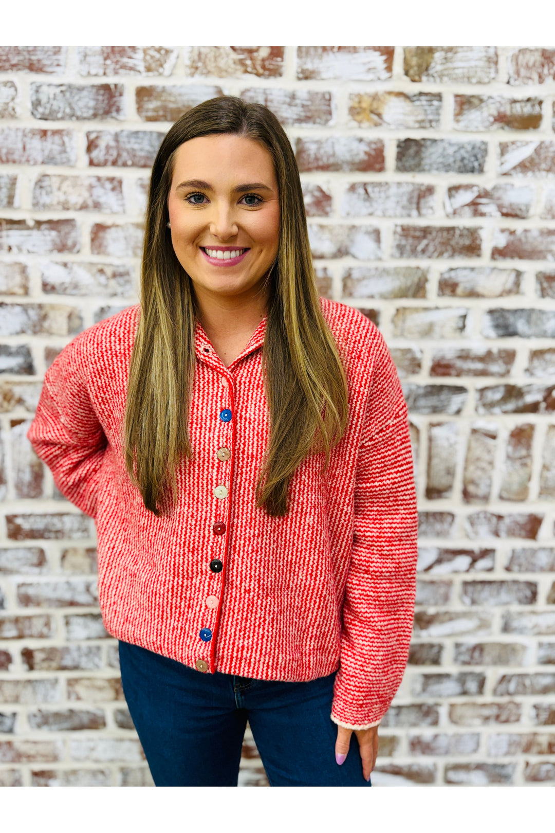Button Delight Cardigan Top
