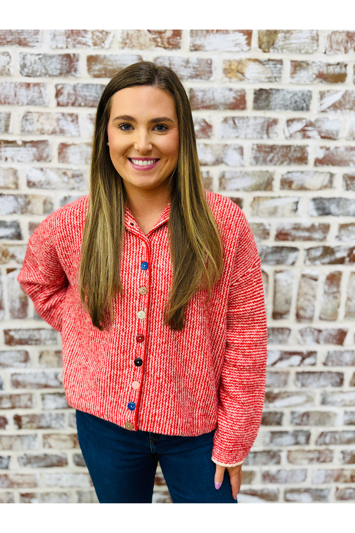 Button Delight Cardigan Top