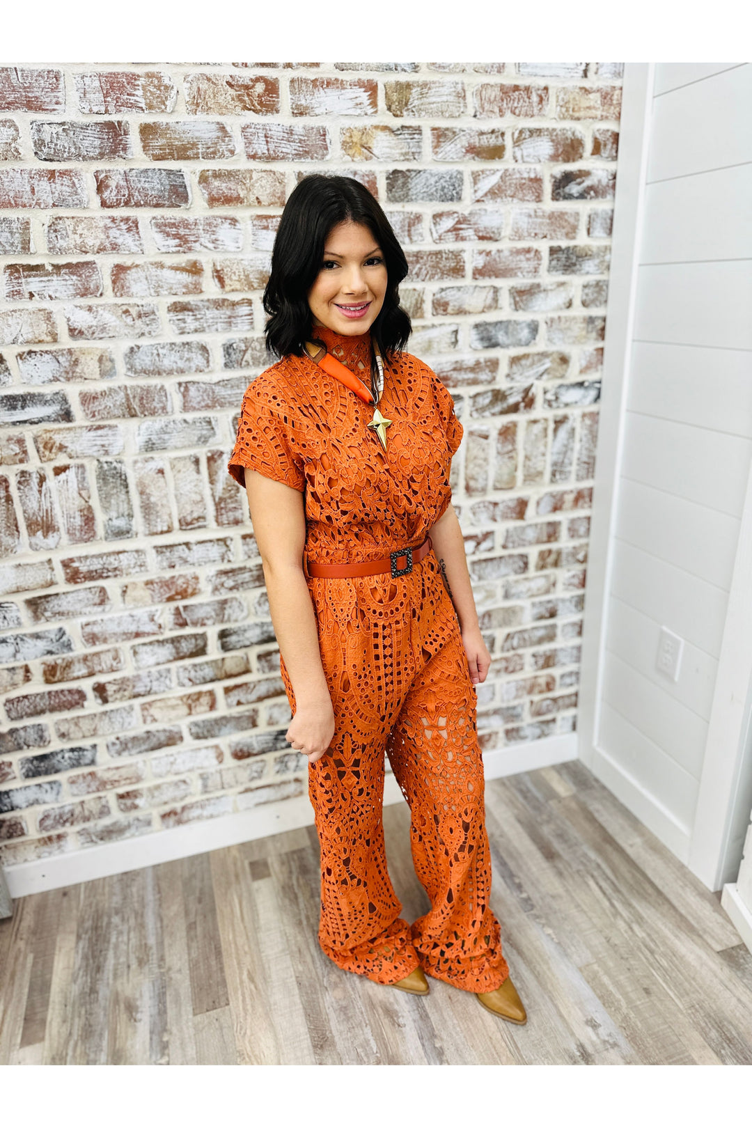 Laced with Love Jumpsuit