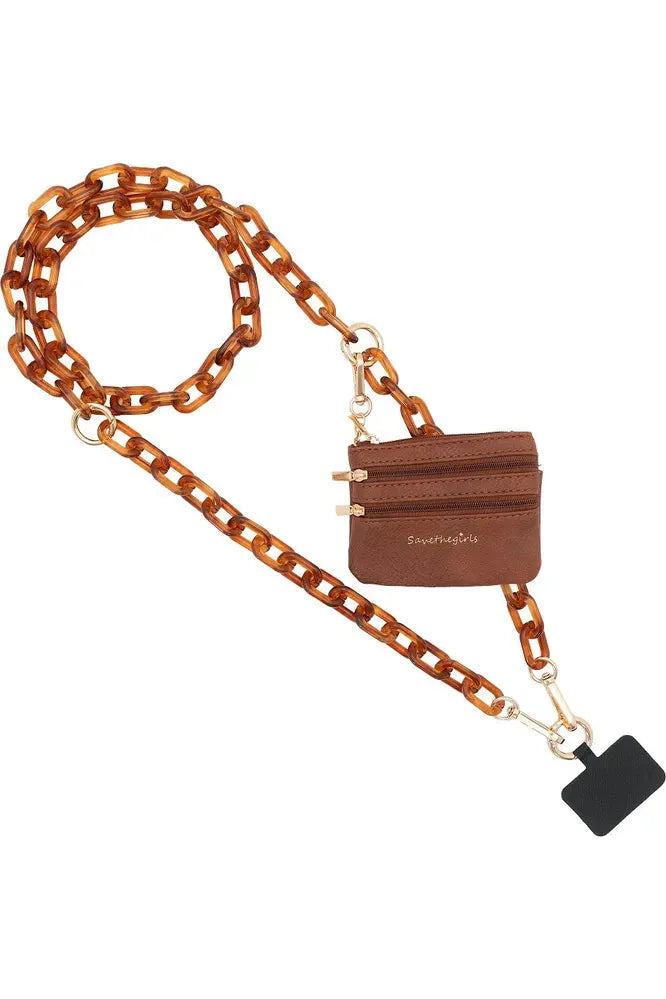 Save the Girls ~ Clip & Go Iced Tea Chain