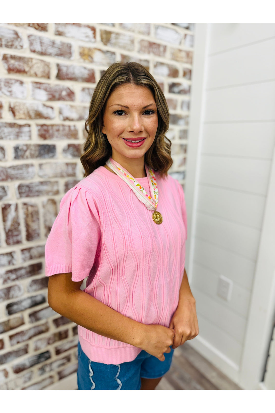 Pink Swirls Top
