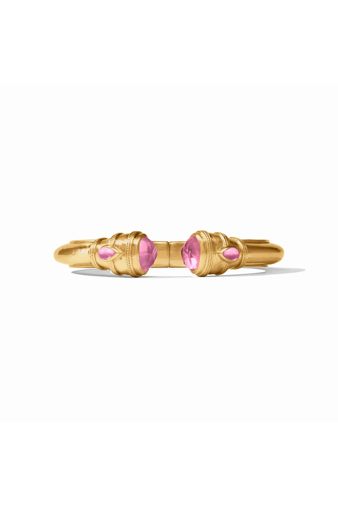 Julie Vos | Cannes Demi Cuff - Iridescent Tourmaline Pink