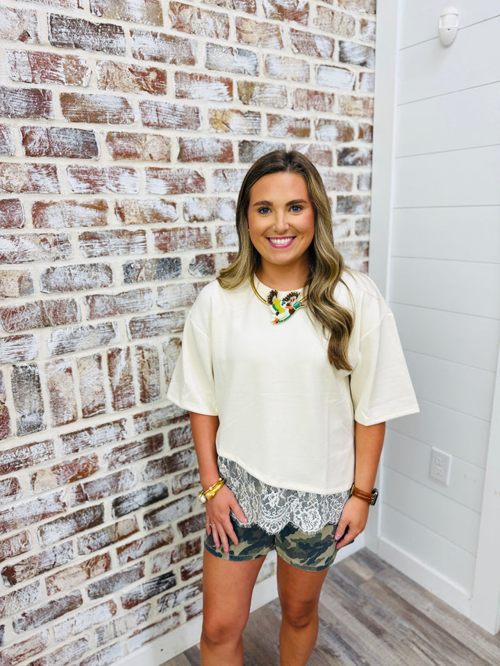 Fancy In Lace Top