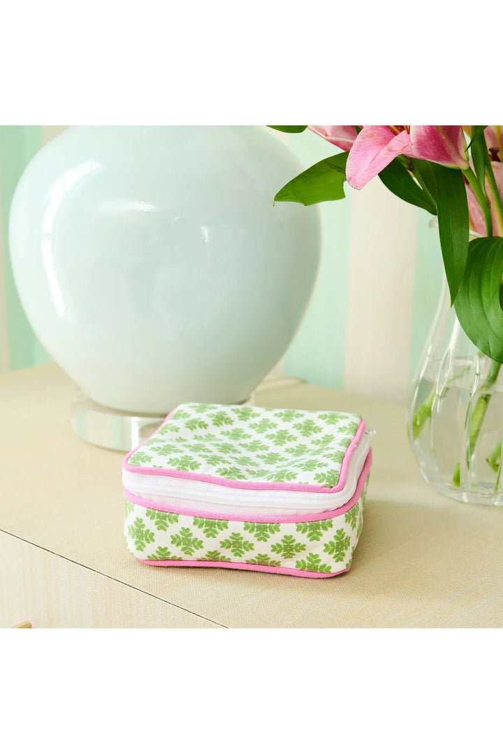 Laura Park | Brushstrokes Green Jewelry Case