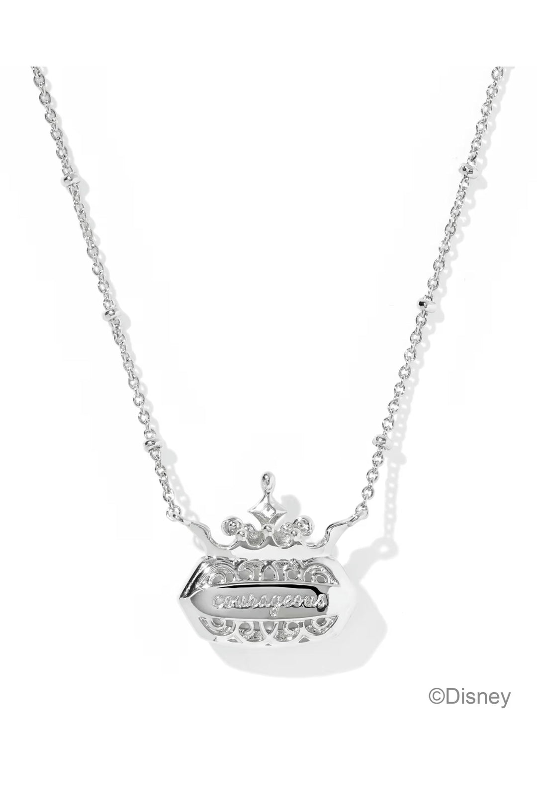 Disney | Kendra Scott Elisa Princess Silver Short Pendant Necklace
