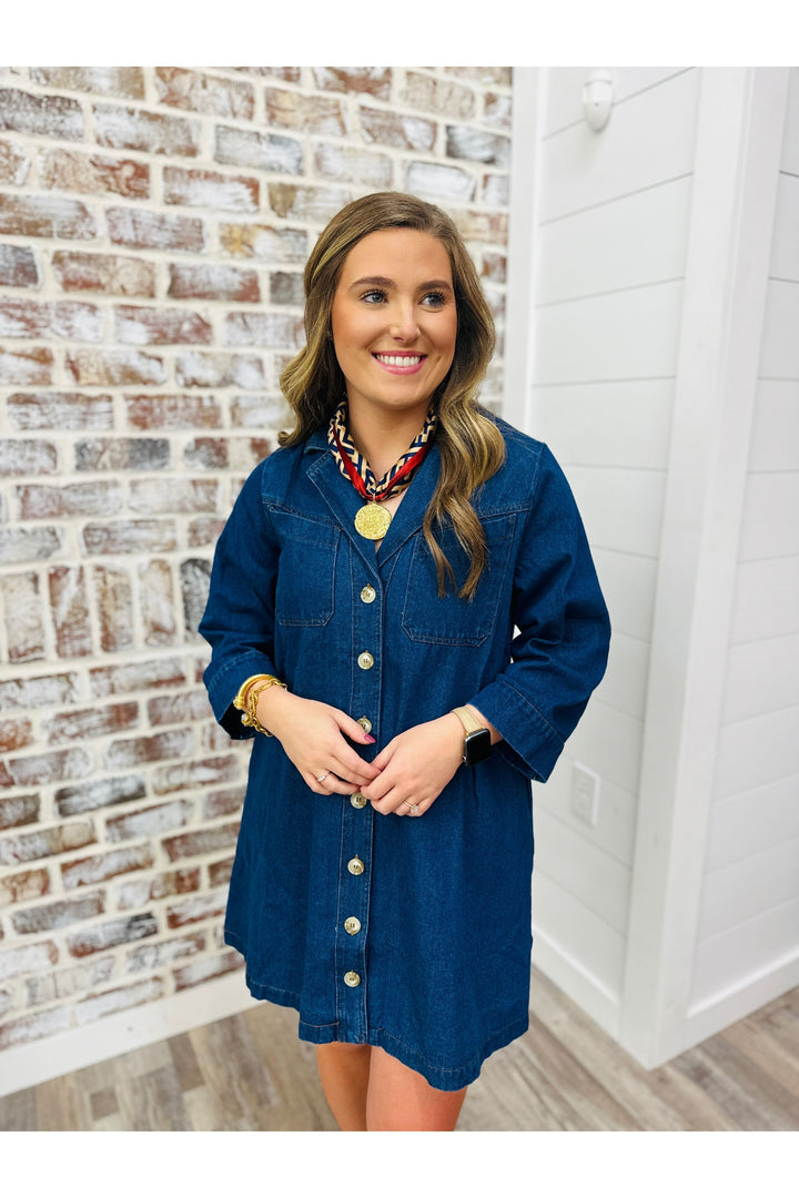 Daisy Denim Dress
