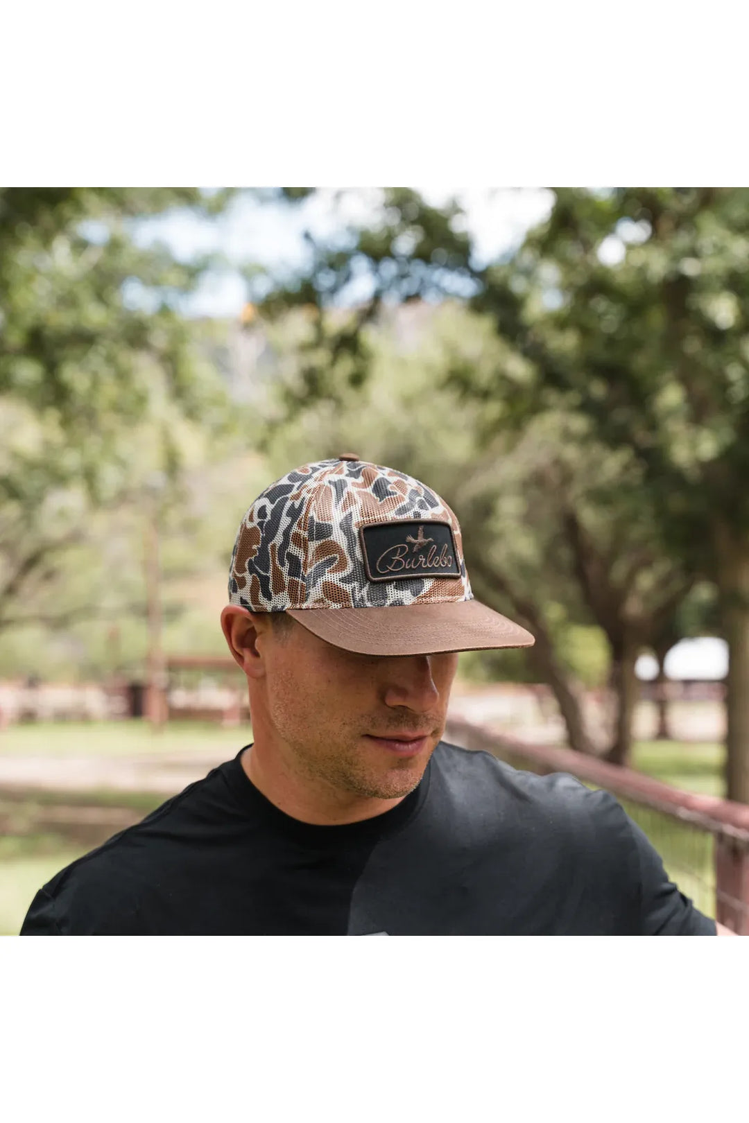 Burlebo Cap - Woods Camo - Full Mesh