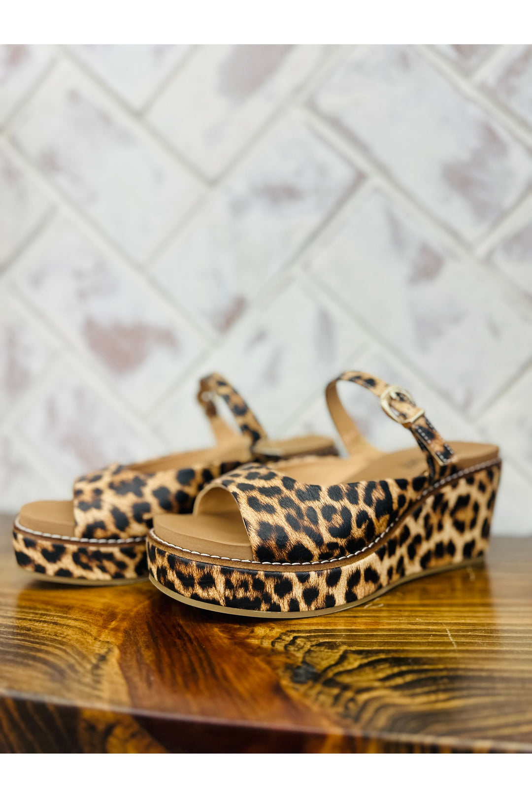 Corkys | Leopard Treat Yourself Wedge
