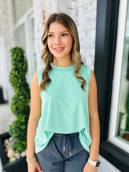 Emerald Mint Top