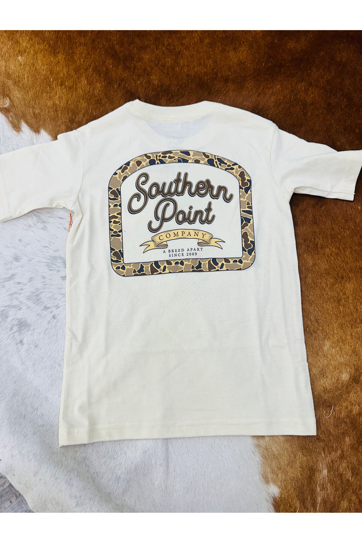 YOUTH Southern Point Co. | Camo Badge Tee