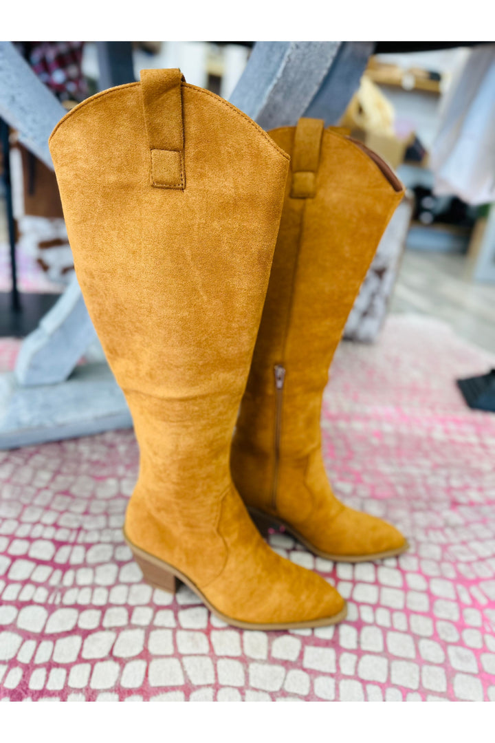 Rory Camel Tall Boot