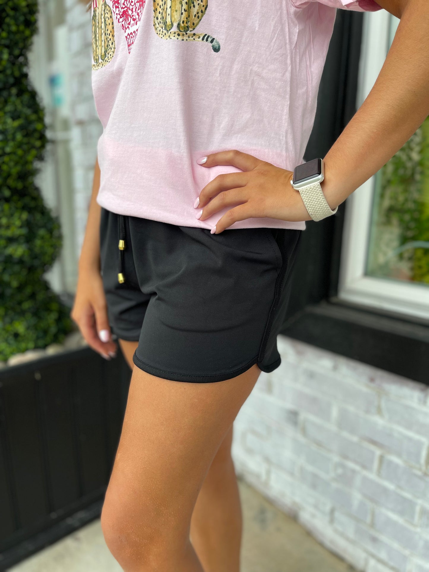 Everyday Drawstring Short ~ Black