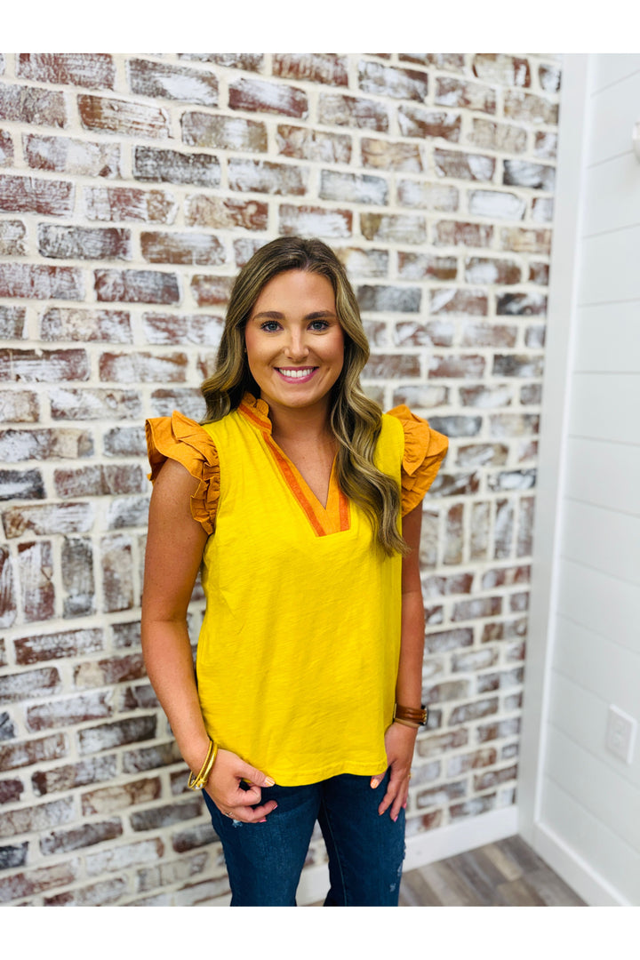 Mustard Moments Top