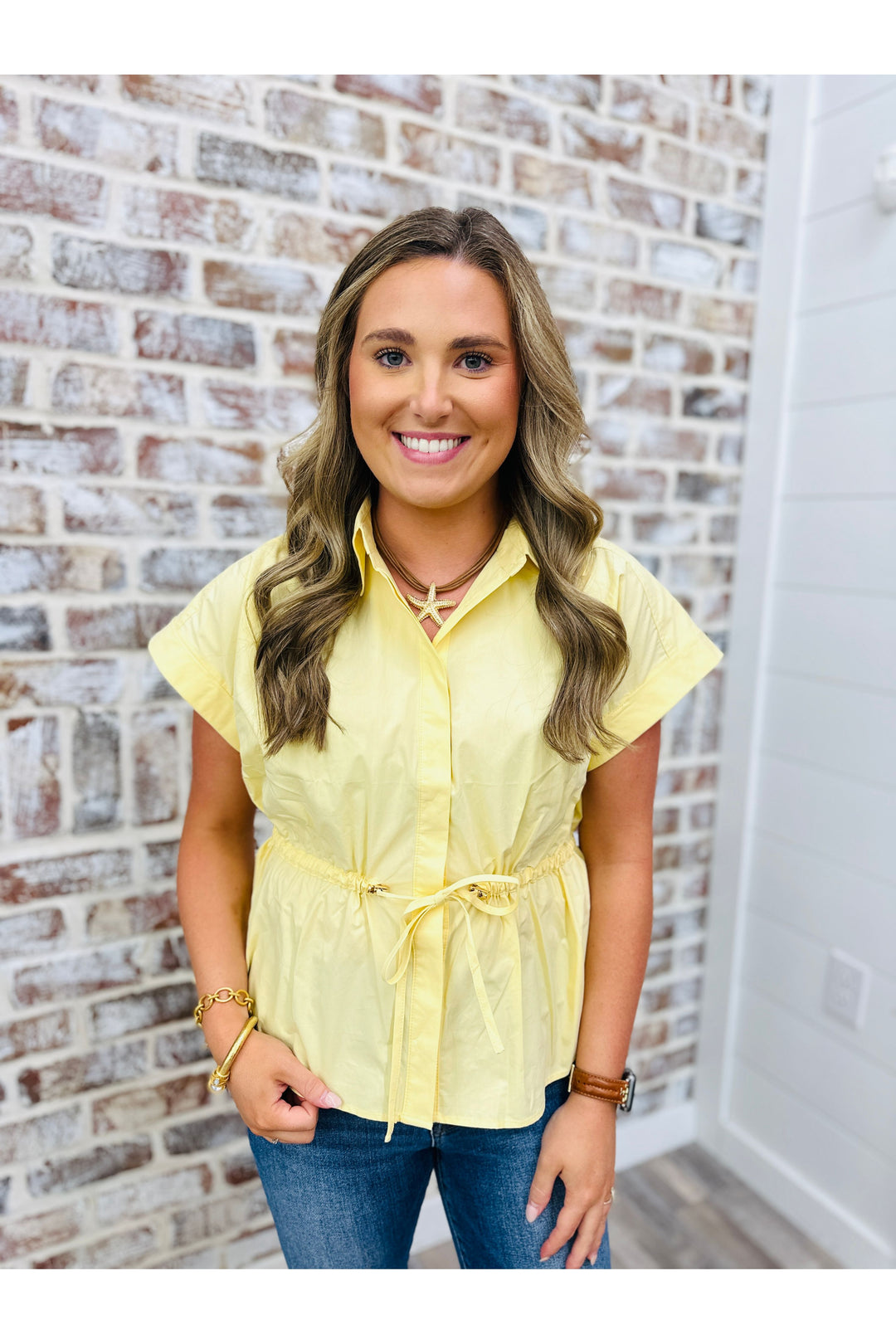 Lemon Ties Top