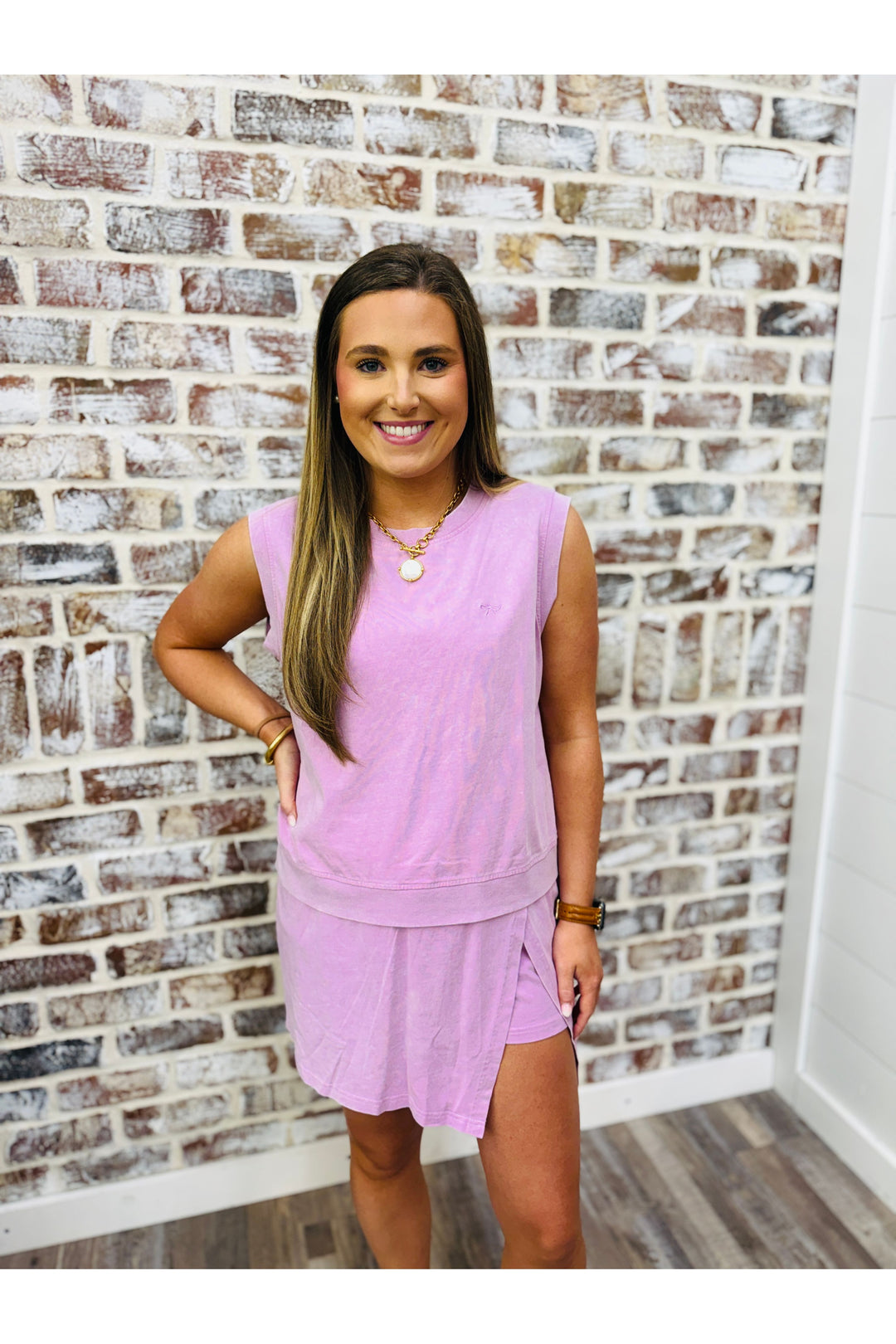Put a Bow On It Skort Set