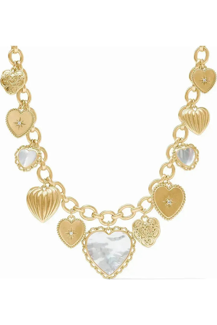 Julie Vos ~ Heart Charm Necklace