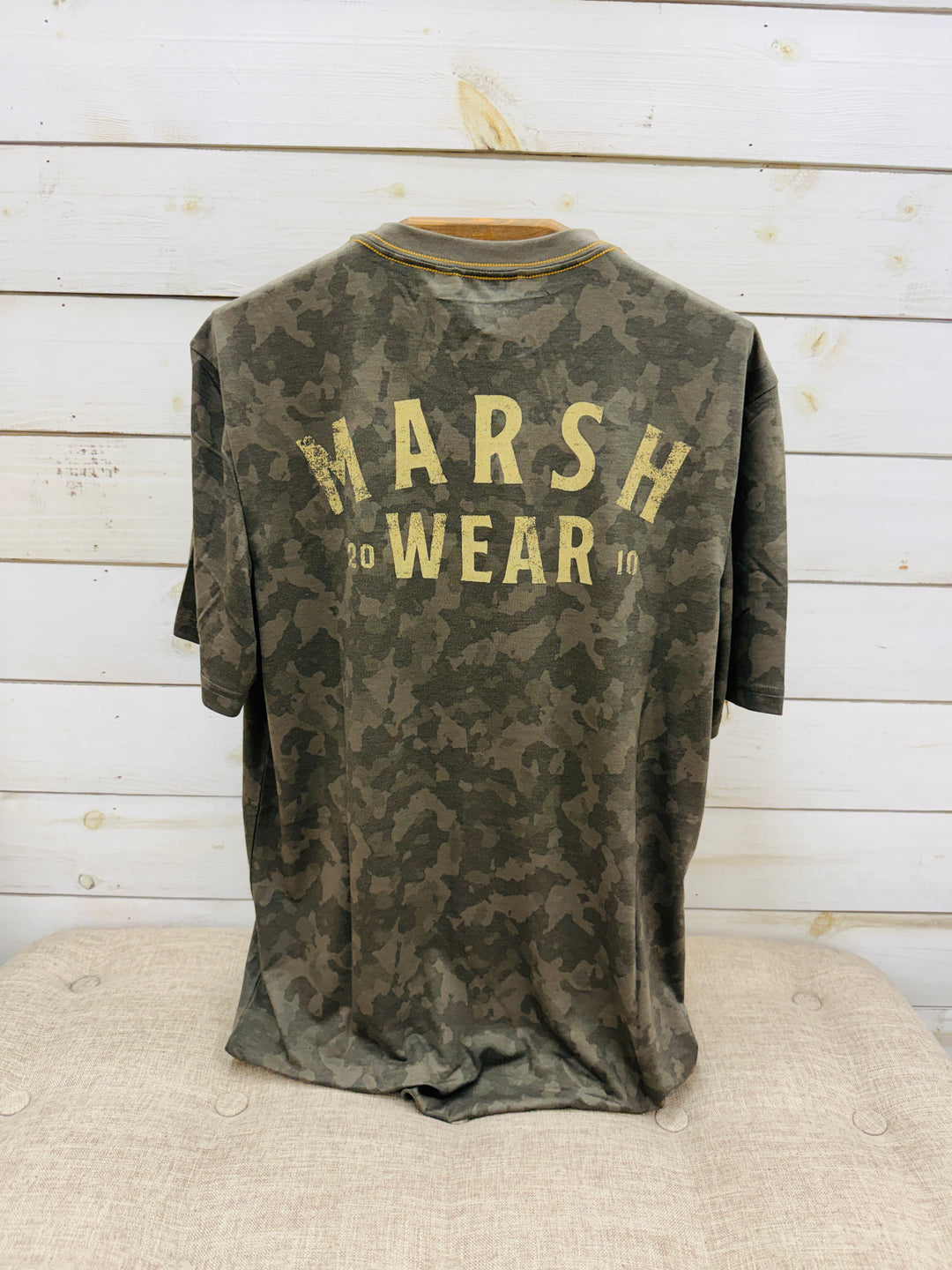 Marsh Wear | Stackhouse Hagood - Fossil Foxhole Camo Tee