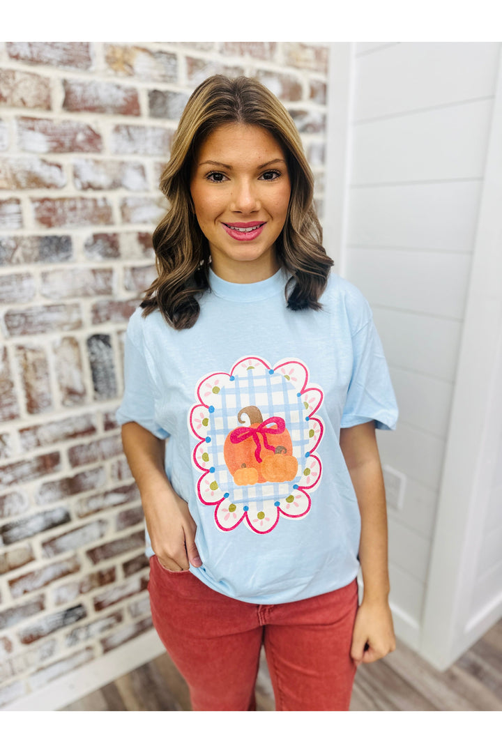 Patchwork Pumpkin Tee