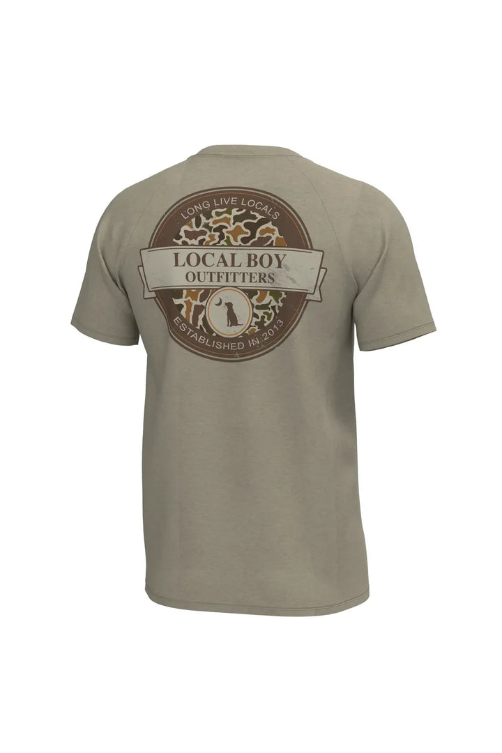 Local Boy | Vintage Sphere Short Sleeve Heather Performance Shirt